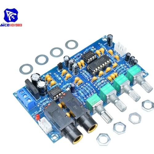 Diymore PT2399 Digital Microphone Amplifier Board Karaoke Reverberation Board Karaoke OK Amplifier Module Dual AC 12V