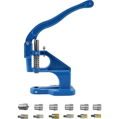 HOT Hand Punch Press Machine For Eyelet Grommet Dies Or Double Cap Rivets Dies Mould Tool Snap Buttons Craft Diy Supplies