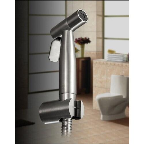 304 Stainless Steel Hand-held Shower Nozzle, Toilet Triangle Valve, Spray Gun, Bidet, Sanitary Ware, Accessories Anal Douche