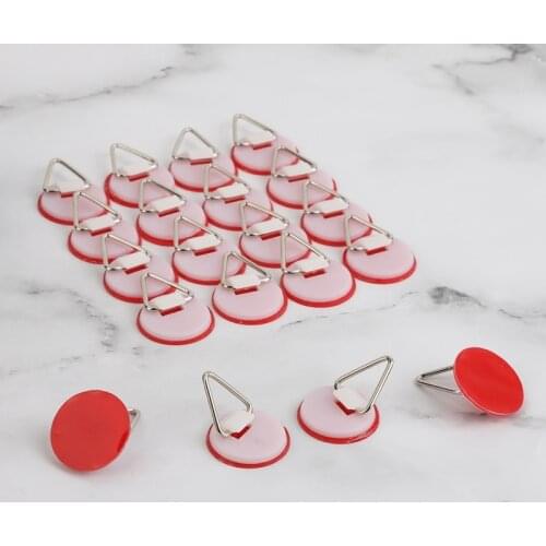 Self-Adhesive Wall Plate Holder 20pcs Adhesive Invisible Plate Hanger Set Vertical Plate Holders for The Wall Dish Hook Portable