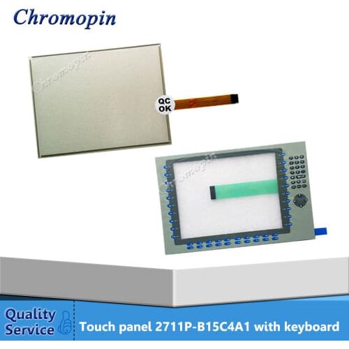 Touch panel for AB 2711P-B15C4A1 2711P-B15C4A2 2711P-B15C6B1 2711P-B15C6B2 PanelView Plus CE 1500 with Membrane keypad