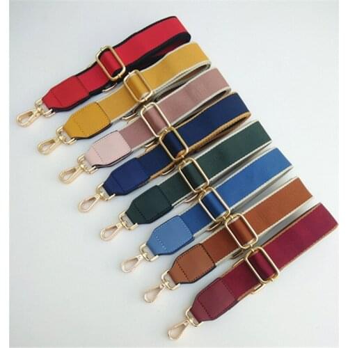 JYSHINE Shoulder Handbags Bag Strap Solid Color Wide Adjustable Length Women DIY Bag Belt Replacement Handle Crossbody Bag Parts