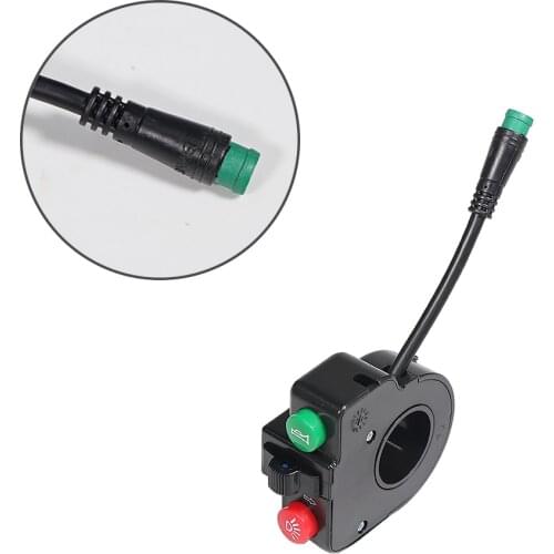 Electric Scooter Waterproof Handlebar Headlight Horn Turn Signal Switch for KUGOO M4 PRO Electric Scooter Horn Light Accessories