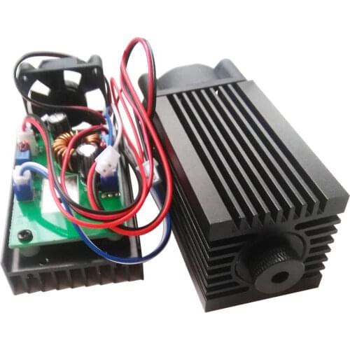 High power 2w 445nm blue laser modules TTL for DIY Laser cutter head for carving