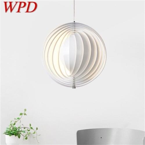 WPD Pendant Light Modern Creative White LED Lamps Fixtures For Home Decorative Dining Room