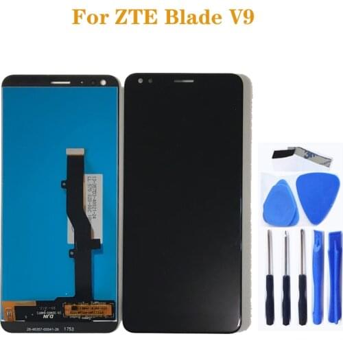 For zte Blade V9 LCD glass screen touch screen digitizer replacement for ZTE BLADE V9 LCD display mobile phone accessories+tools