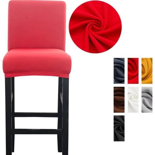 1/2/4Pcs Dining Chair Cover Stretch Coffee Bar Chair Seat Cover Spandex Elastic Chair Slipcover Case for Hotel Banquet Wedding