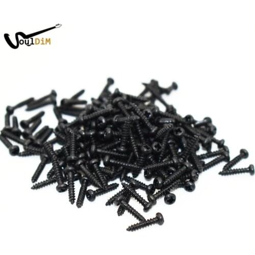 1800pcs M2*10 Iron Guitar Tuning Peg Tuner Mounting Screws for Guitar Bass Ukulele Mandolin Parts Chrome/Black/Golden