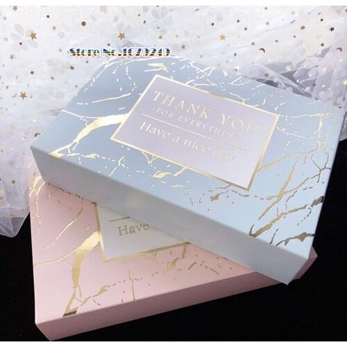 20*15*4.5cm Golden stamp Hot Pink cake packing candy Bisscuits pastry Baking box gift Packing box 500pcs/lot