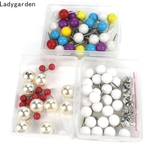 3Box Patchwork Pin Pearl Head Pins DIY Craft Quilting Tool Multi-color White Dressmaking Sewing Accessories Weddings Decoration