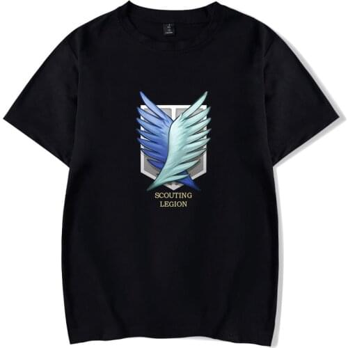 Anime Attack on Titan T-shirt Men/women Fashion Hip Hop Harajuku Top Clothes Tshirt Men