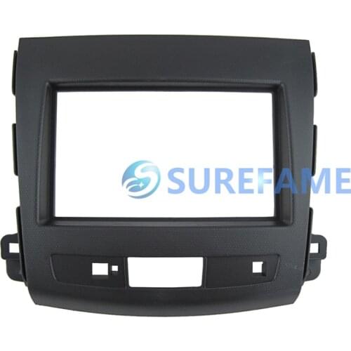 Car Audio Frame for Mitsubishi Outlander XL Peugeot 4007 Citroen C Crosser Dash Kit Stereo Fascia CD Trim Panel DVD Kit Facia