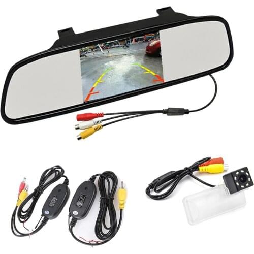 Car monitor +2.4G wireless CCD and LED Adjustable Angle Rear View Camera for Subaru Forester SJ Legacy Liberty Outback Sprot