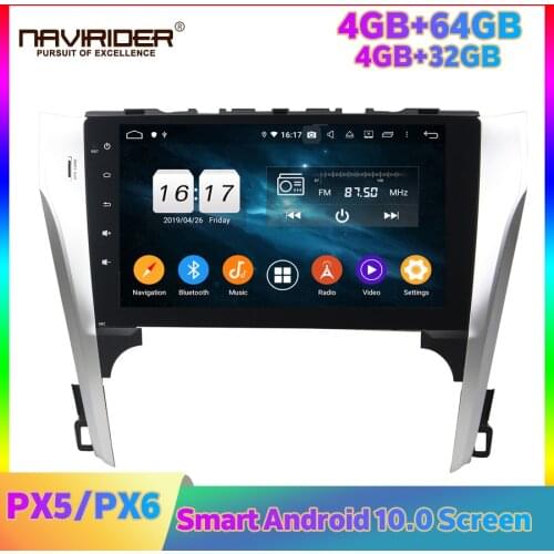PX5 10.1" PX6 Car Android Radio Multimedia Player For Toyota CAMRY 2012 GPS Navigation Carplay DSP Head Unit Autoradio
