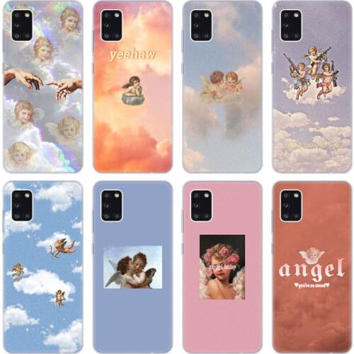Clouds Clow Angels Soft Case for Samsung Galaxy A02 A10 A11 A12 A20 A20E A21 S A22 A30 A31 A32 A01 Core Silicone Cover