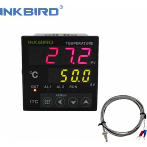 Inkbird Digital PID Temperature Controller ITC-100RH+ K sensor On/Off Thermostat AC100-240V Thermocouple for Home Incubator