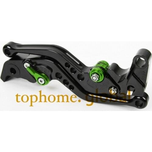 For Kawasaki Z750R 2011- 2012 / ZX10R 2006 - 2014 Short Black Handlebar CNC Clutch Brake Levers
