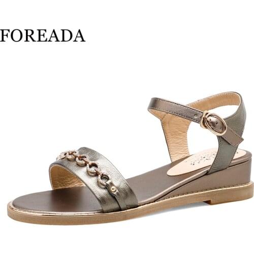 FOREADA Shoes With Medium Heels
