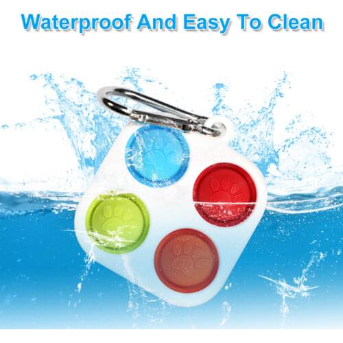 Stress Relief Bubble Sensory Toy Simple Dimple Toy Keychain Autistic Special Needs Adult Childrens Table Games Toy