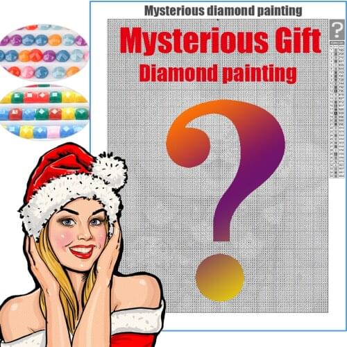 Mysterious Surprise Diamond Painting 5D Photo Custom DIY Full Square/Round Cross Stitch Childrens Christmas Gift
