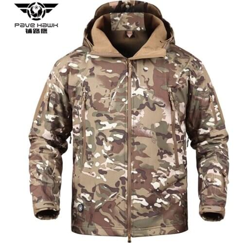 Outdoor Pro Man Military Tactical Hiking Jacket Lurker Shark Skin Softshell V5 Outdoor Hunting Coat Hooded Army Camo Outerwear