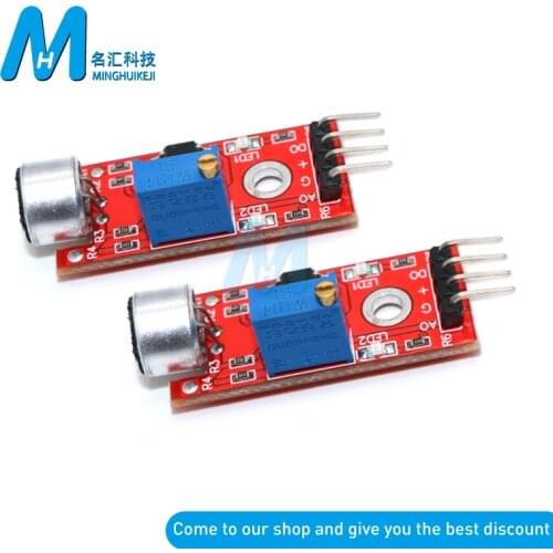 KY-037 Sound Sensor Module Arduino Great IT High Sensitivity Sound Microphone Sensor Detection Module For AVR PIC KY-037 KY 037