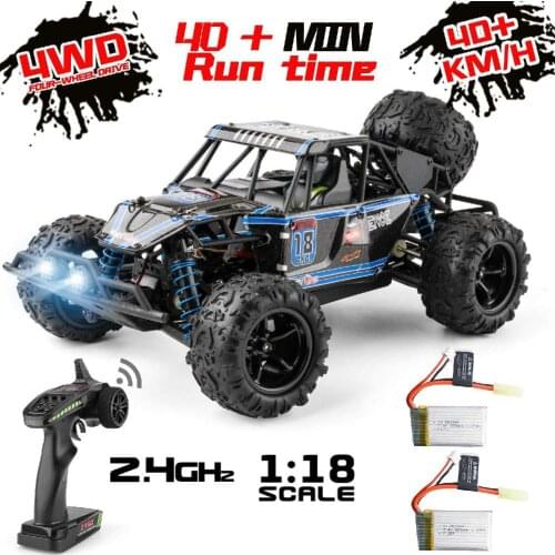 1:18 Rc Car 4WD 40+km/h high speed Car Buggy climbing car Rc Drift Racing Toys for children adults toy gifts Remote control Car
