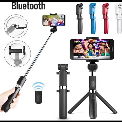 New Wireless bluetooth Selfie Stick Tripod with Remote Shutter Foldable Tripods Monopods Universal For iPhone Android Phones