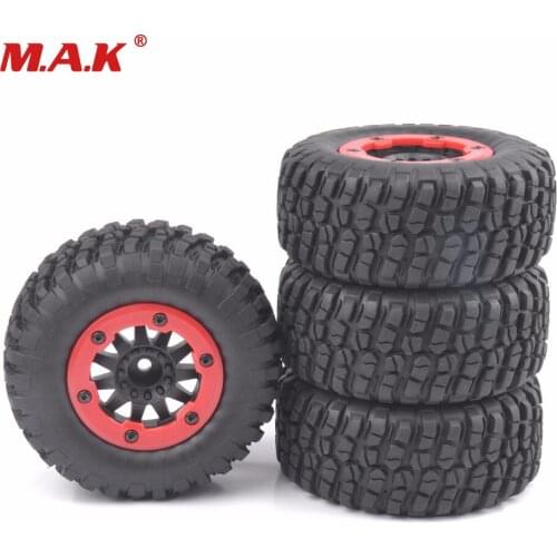 NEW 4Pcs/set RC parts 12mm Hex bead-lock short course ruber tire tyre rims fit for HPI HSP RC 1:10 TRAXXAS slash accessories