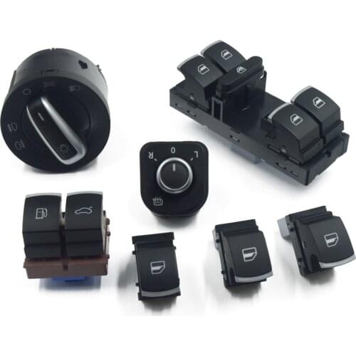 Window Headlight Mirror Tailgate & Fuel Flap Control Switch For VW Passat B6 CC Jetta 3 Tiguan 35D959903 5ND959565B 5ND941431A
