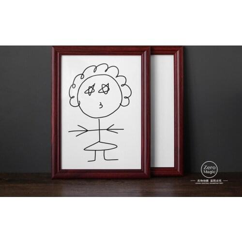 Picto Transpo by Gene Anderson,Magic Interview portrait,Sketchpad illusion,Magic Tricks Stage Party Gimmick Props Comedy