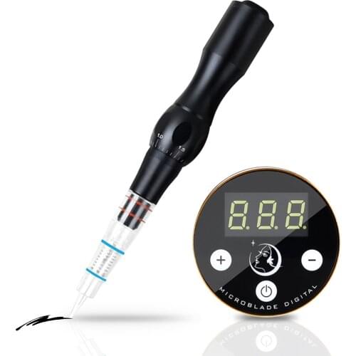 PINKIOU Tattoo Machine Microblading Eyebrow Machine Pen for Body Art Tattoo Eyebrows Forever Makeup Embroidery Cosmetics