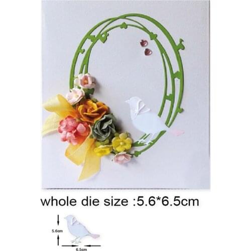 Bird 56*65mm Metal Cutting Dies Stencil for DIY Scrapbooking album Decorative Embossing Craft Dies Cut Paper Cards Tool