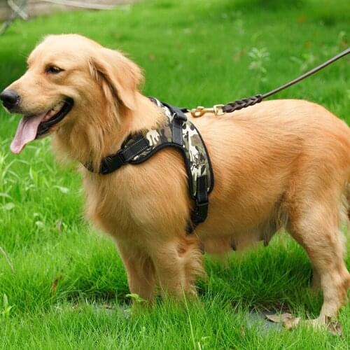 Pet Products Large Dog Harness Vest Pet Harness Collar Hand Strap Outdoor Pets Vest Dog Leads Pet Accessories Cat Dog