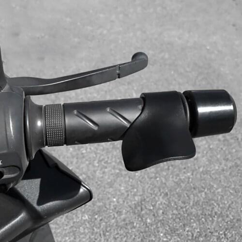 1Pcs Universal Carbon Fiber Throttle Control Motorcycle Handlebar Grip Assist