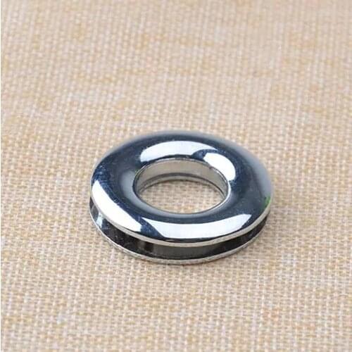 3/4 inch Silver Alloying Screw Grommet Eyelet For Bag Making 18mm inner dia Purse Grommets 50pcs/lot