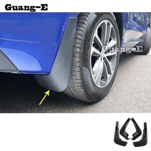 For Jaguar F-PACE F Pace 2016 2017 2018 2019 2020 Car Plastic Fender Soft Mudguard Protection Flap Splash Mud Guard Frame 4pcs