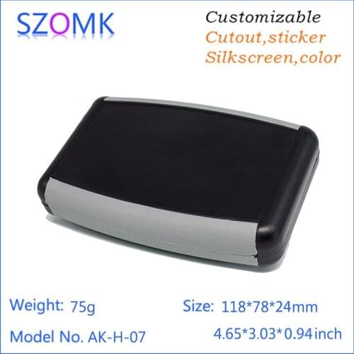4 pcs, plastic outdoor equipment enclosure handheld box szomk plastic housing 118*79*24mm enclosure for electrical components