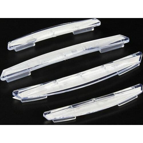 4PCS Door collision strips Car Sticker Door Edge Protection Plate Decorative Strip Anti-Scratch Car Door Edge Anti Panel