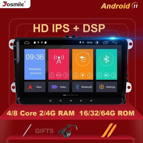 DSP 8 core 64GB 2 Din Android 11 Car Radio For Amarok Volksagen VW Passat B6 Skoda Octavia 2 Superb2 Multimedia GPS Navigation