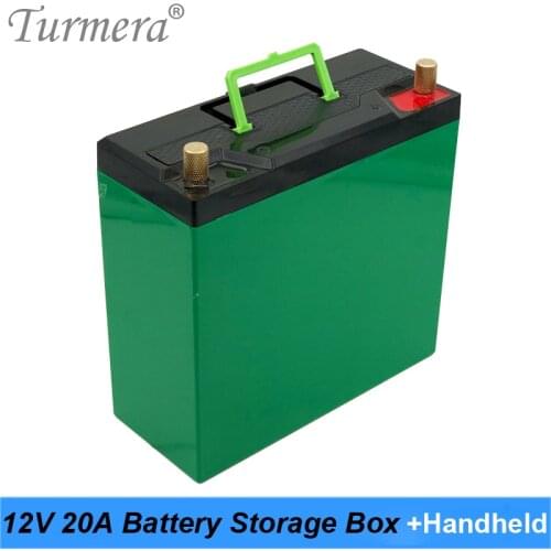 Turmera 12V 20Ah Uninterrupted Power Supply Battery Storage Box for 20*32700 3.2V Lifepo4 Battery and 56*18650 Lithium Batteries