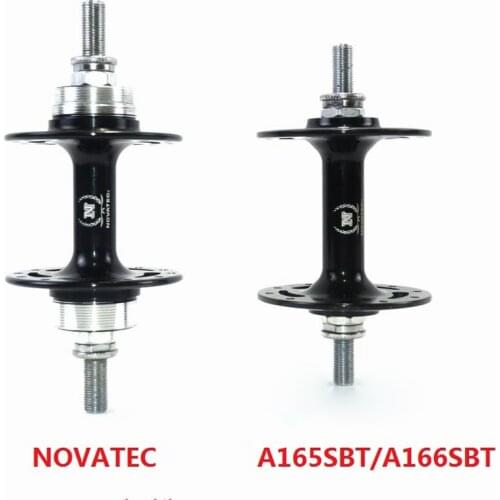 Fixed Gear Bike Hubs Front Rear 32 Holes High-grade Sealed Bearing Track Bicycle NOVATEC HUB Single-speed Black Cycling