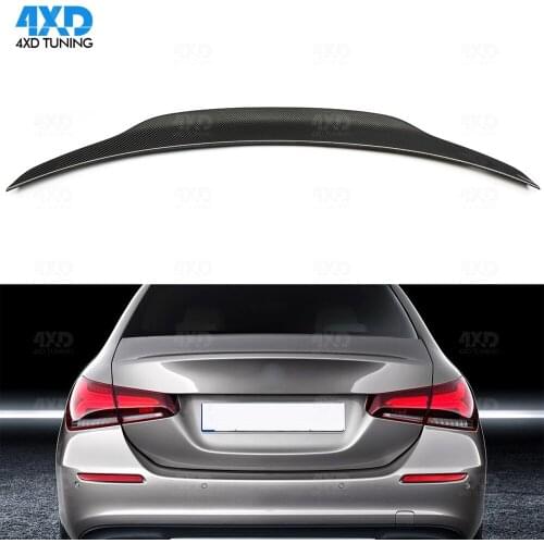W177 Carbon Spoiler PSM Style For Mercedes A180 A200 A250 New A Class Sedan Rear Trunk Spoiler Wing styling 2018 2019
