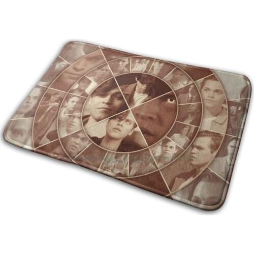 Jack Kline Collage Mat Rug Carpet Anti-Slip Bedroom Entrance Door Mat Supernatural Alexander Calvert Jack Kline Nephilim Satan