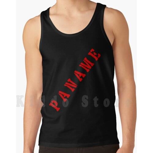 Paname Tank Tops Vest 100% Cotton Paname Liga Zlatan Marseille Blanc Ibrahimovic Zlatan Ibrahimovic Cristiano Nord Wpap