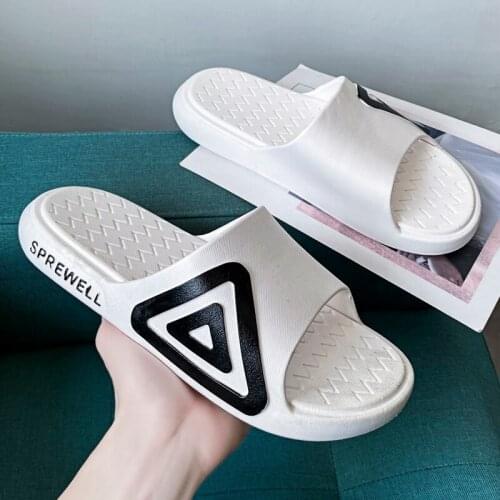 Mens Summer Bathroom Slippers EVA Antiskid Outdoor Beach Flip Flop Outdoor Comfortable Casual Shoes For Women