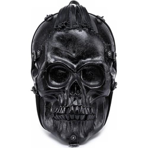 2021 New large-capacity travel backpack male personality skull bag Halloween computer backpack