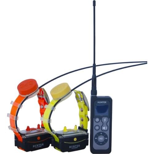 NEW WATERPROOF GPS DOG TRACKER,TWO COLLARS WITH TRAINING FUNCTION FOR HUNTING