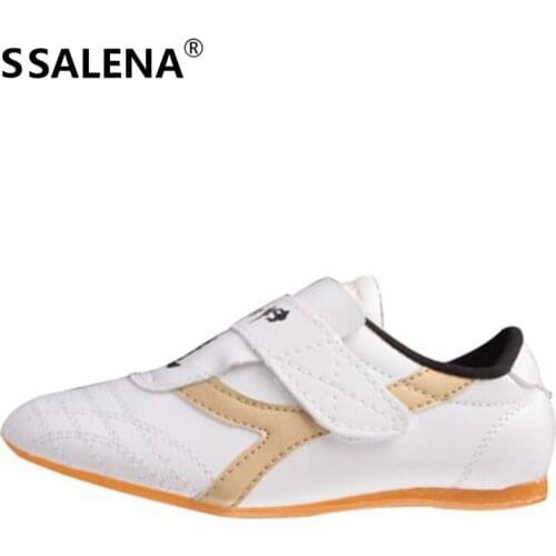 Adults Breathable Taekwondo Shoes Non-Slip Soft Wear-resistant kickboxing Shoes Wrestling Martial Arts Shoes AA11875