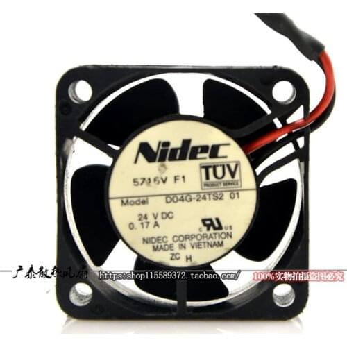 Original D04G-24TS2 01 4CM DC24V 0.17A inverter fan